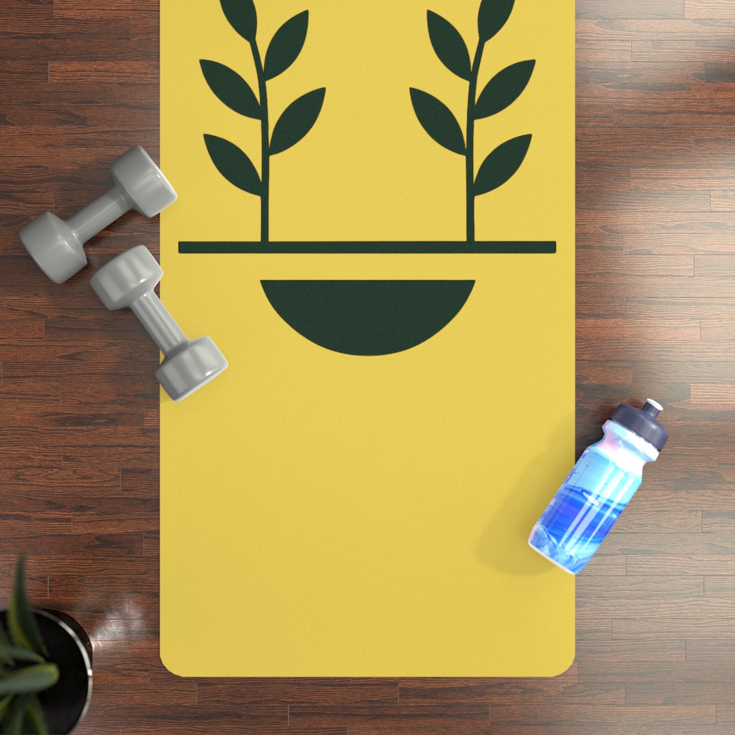 Bohemian Rubber Yoga Mat, Eco-Friendly Fitness Mat, Yoga Accessories, Meditation Mat