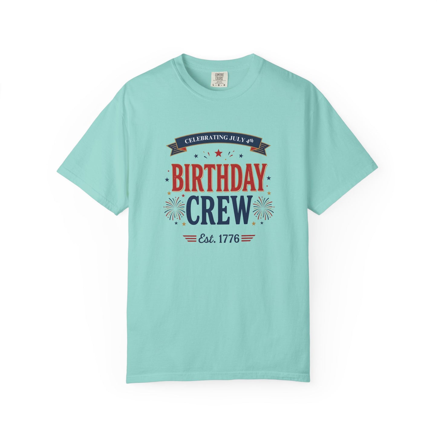 Birthday Crew T-Shirt — Patriotic Celebration Tee, 4th of July Shirt, Independence Day Gift