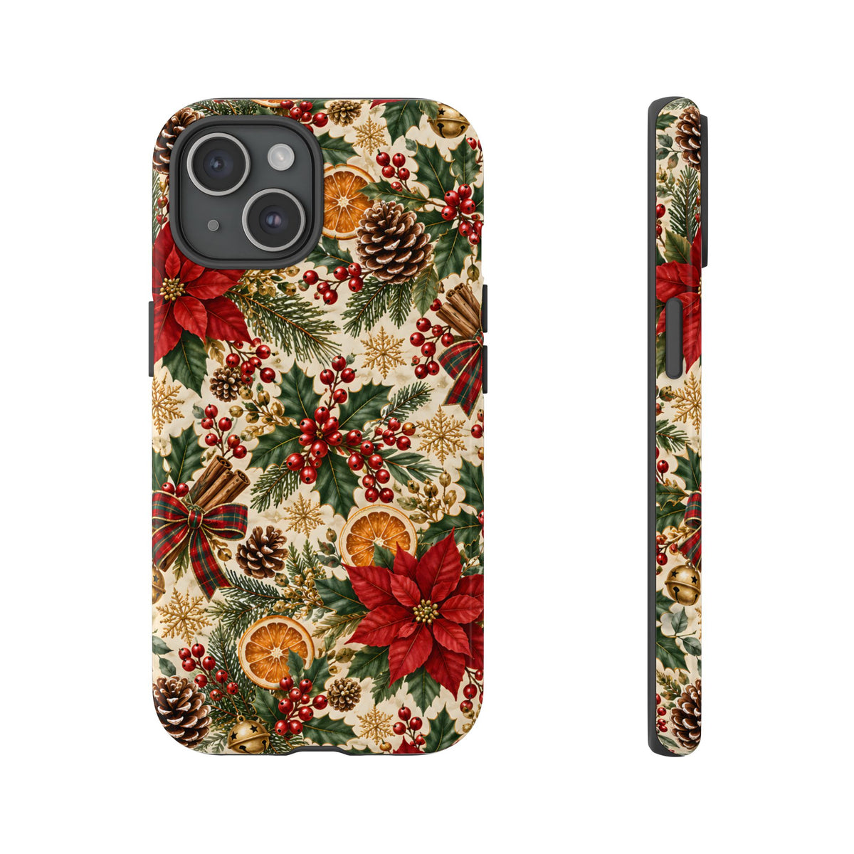 Christmas Floral Tough Phone Case