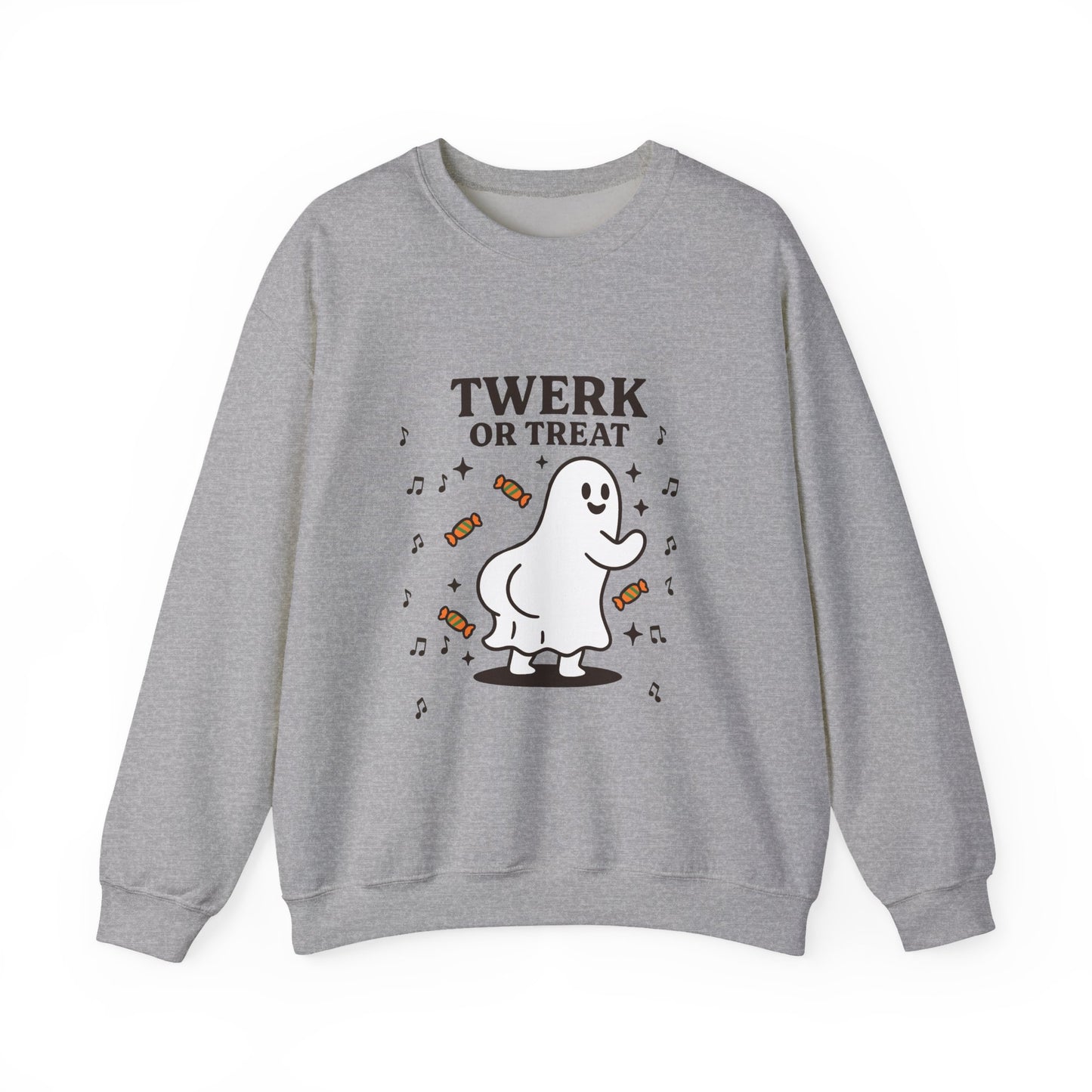 Halloween Twerk Sweatshirt, Unisex Sweatshirt, Funny Ghost Crewneck, Spooky Season Apparel, Halloween Gift, Fall Fashion