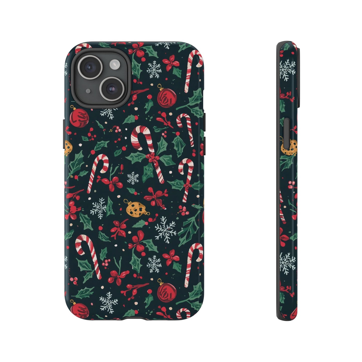 Christmas Themed Phone Case, Festive Phone Case for Iphone 17, 16, 15, 14, 13 & Samsung