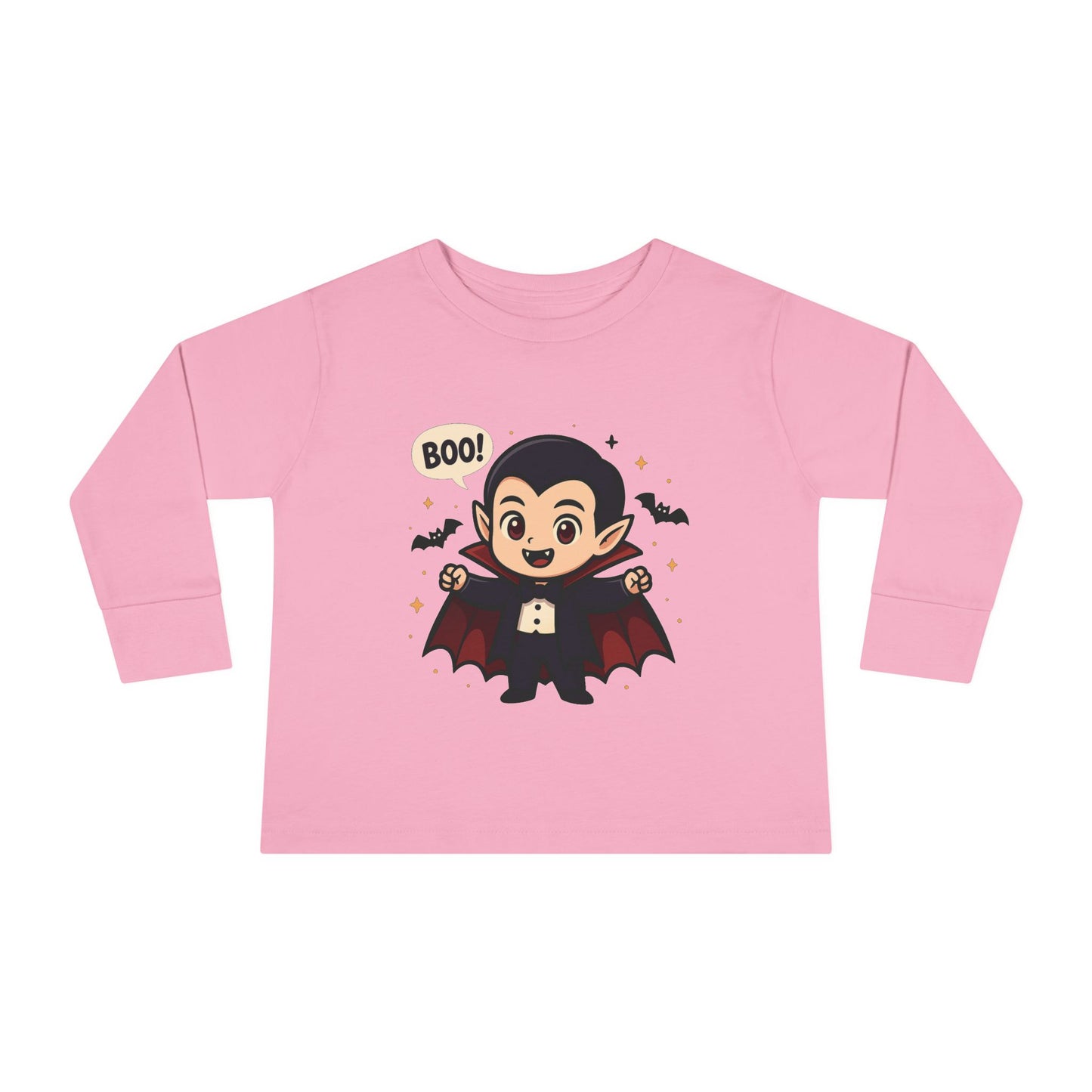 Toddler Halloween Vampire Tee, Cute Boo Halloween Shirt, Kids Long Sleeve Top, Halloween Costume, Toddler Apparel