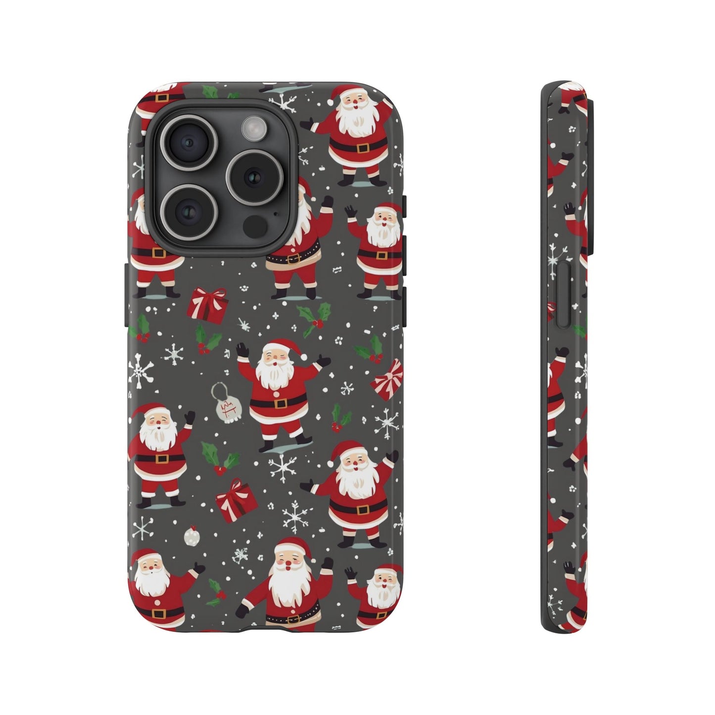 Christmas Phone Case, Festive Santa Phone Case for Iphone 17, 16, 15, 14, 13, 12, 11 & Samsung