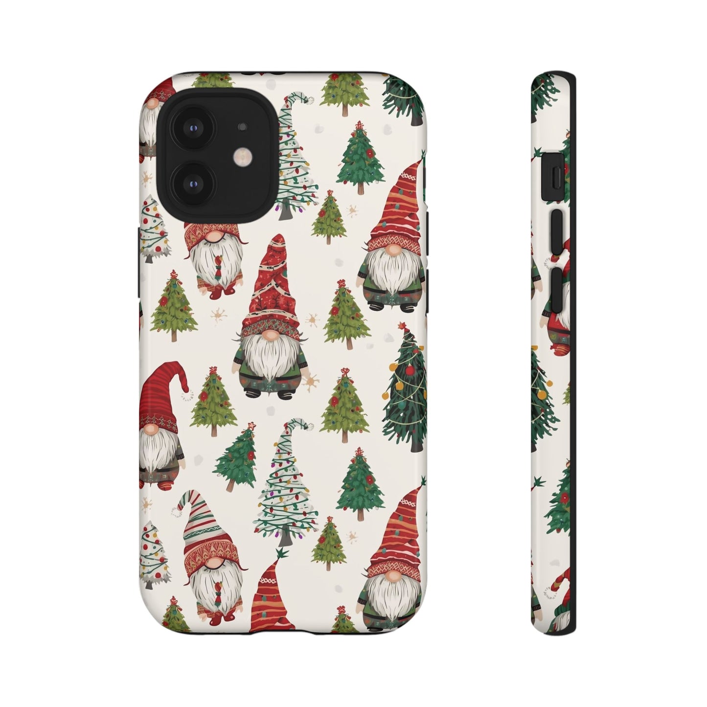 Christmas Gnome Phone Case, Dual Layer Phone Case for Iphone 17, 16, 15, 14, 13, 12, 11 & Samsung