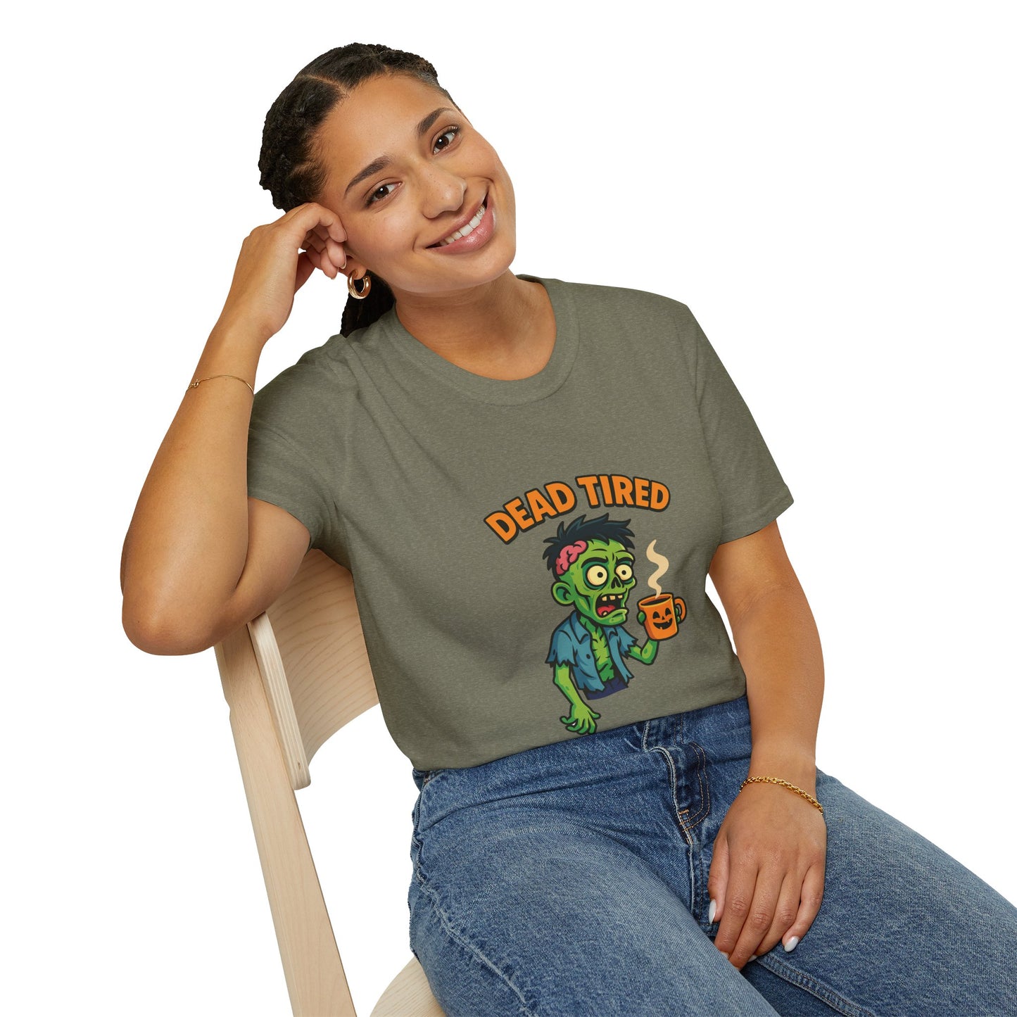 Dead Tired Zombie T-Shirt, Gifts for Halloween