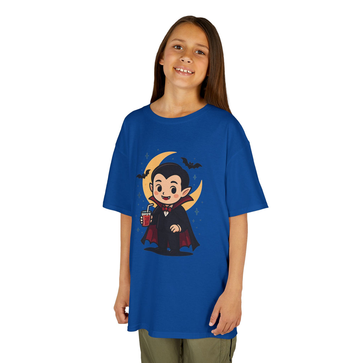 Kids Halloween T-Shirt, Cute Vampire Shirt, Halloween Costume Tee, Trick or Treat Shirt, Spooky Season Apparel