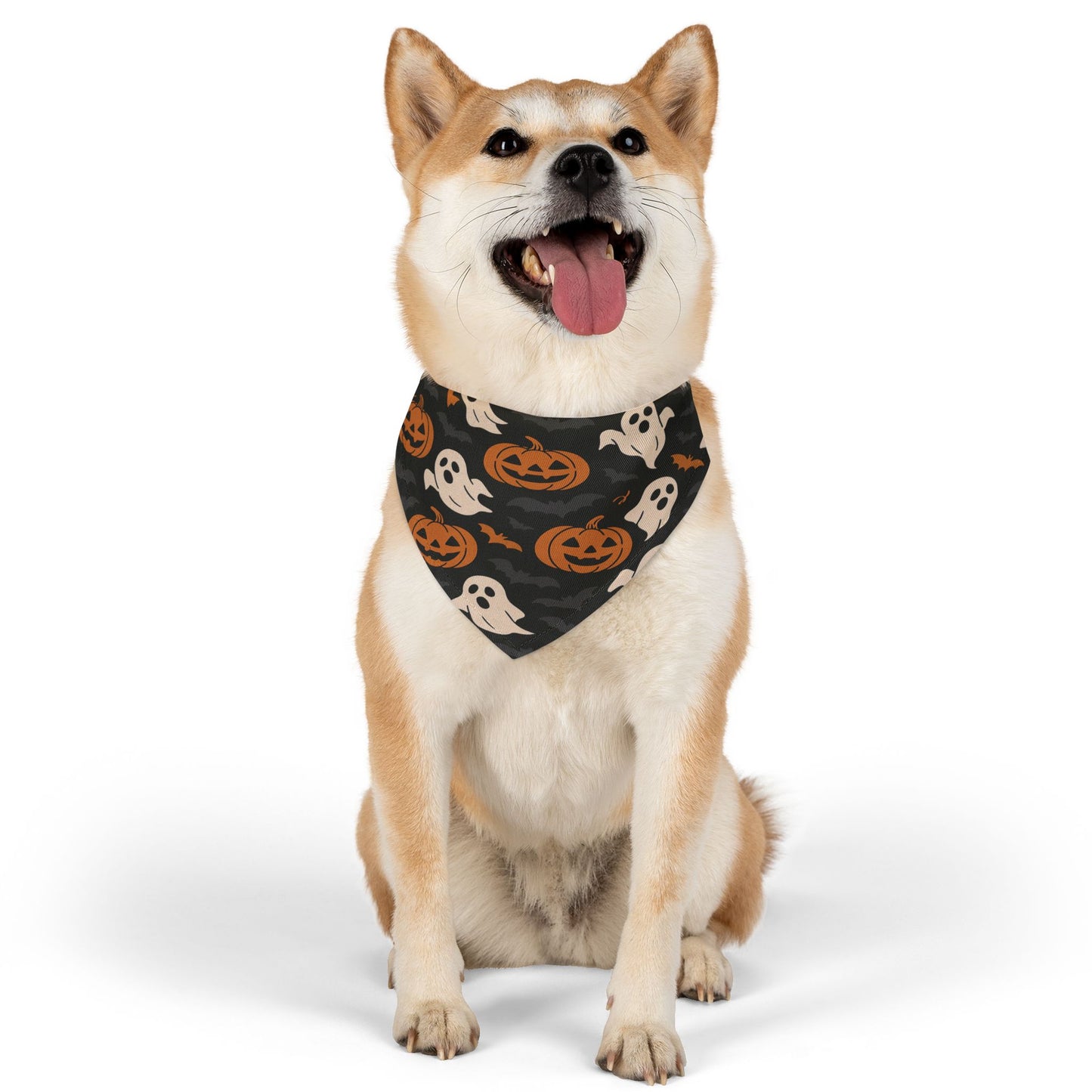 Halloween Pet Bandana Collar, Cute Dog Accessory For Spooky Season