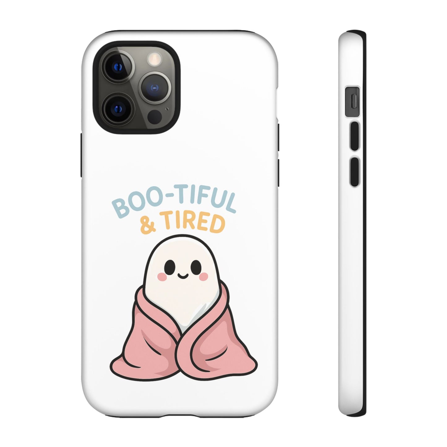 Boo-tiful & Tired Phone Case, Halloween-Themed Design