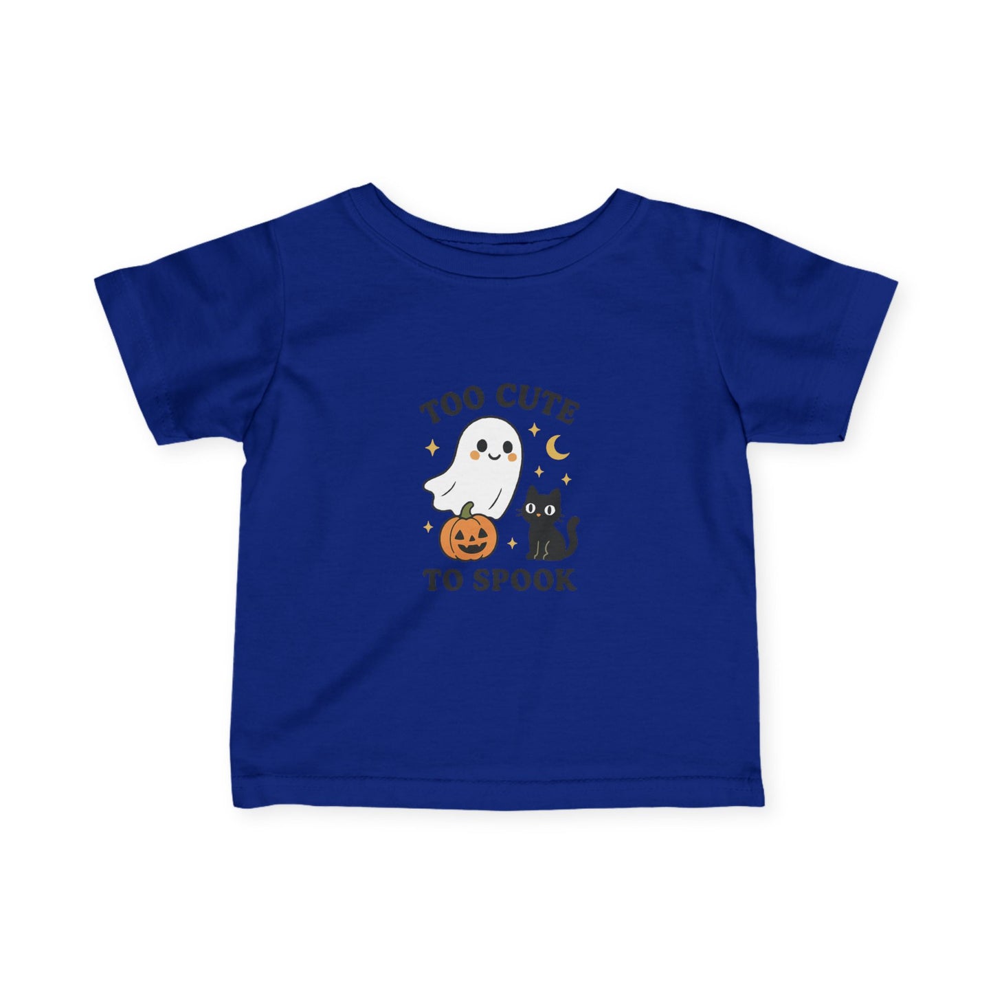Infant Halloween Tee, Too Cute to Spook Tee, Baby Ghost T-Shirt