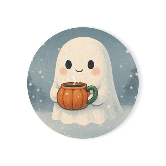 Cute Ghost Coasters, Halloween Accessories