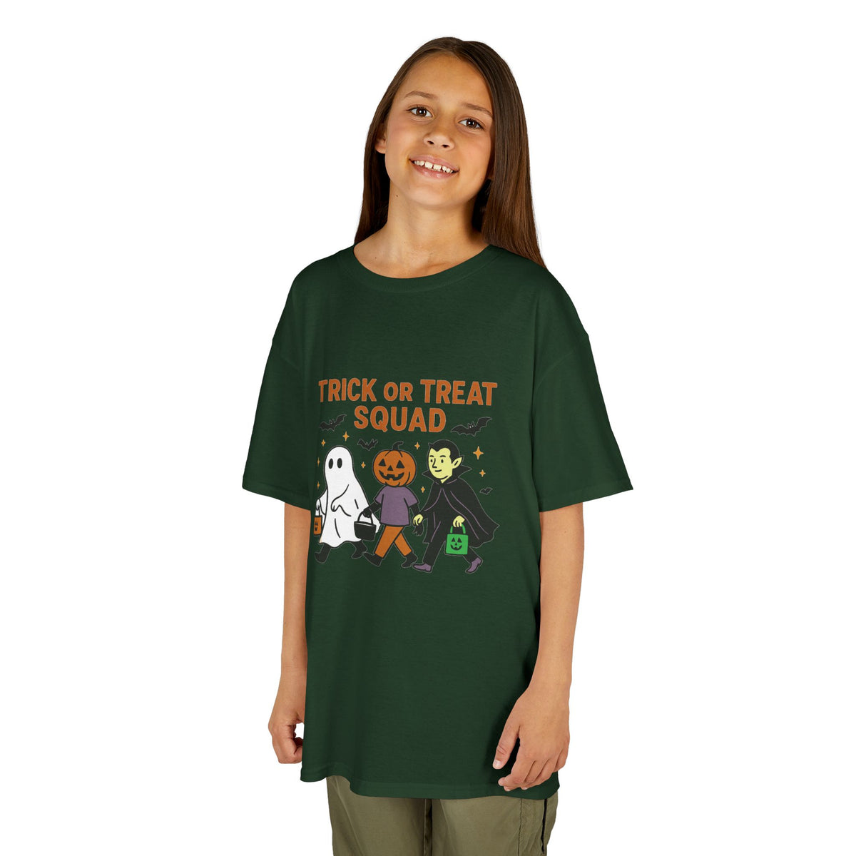Kids Halloween Tee | Trick or Treat Squad Shirt, Halloween Shirt