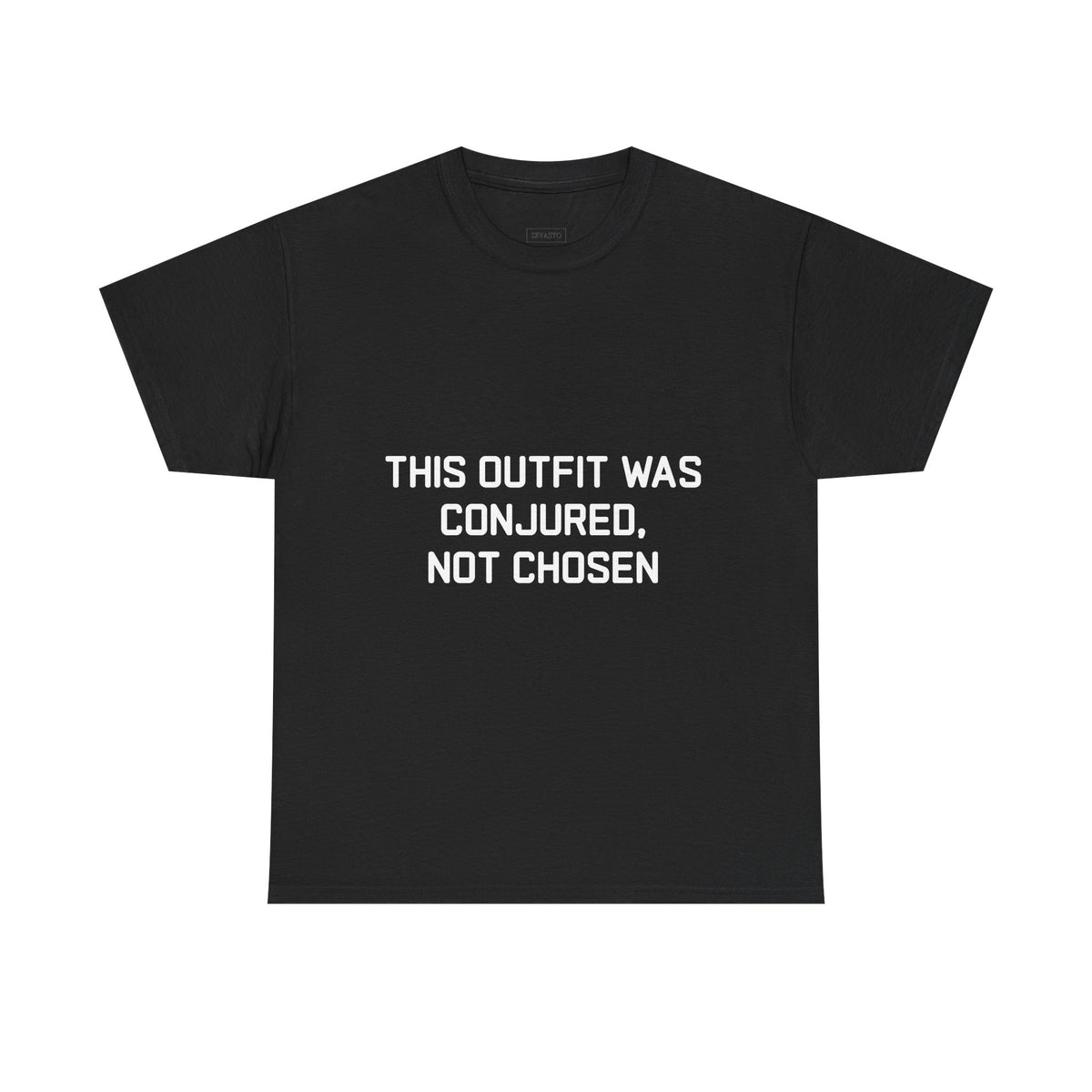 Unisex Heavy Cotton Tee - 'This Outfit Was Conjured, Not Chosen' - Funny Halloween T-shirt