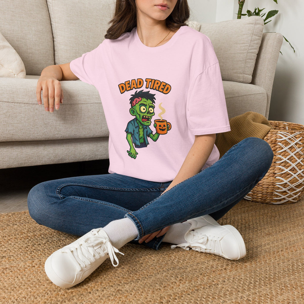Dead Tired Zombie T-Shirt, Gifts for Halloween