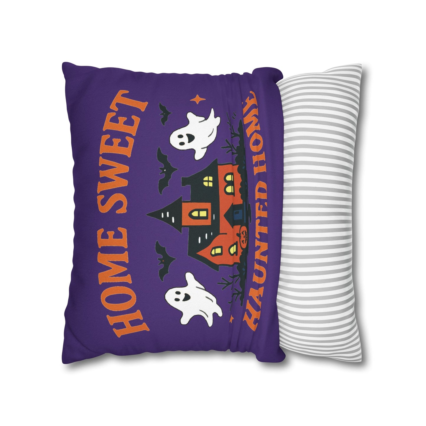 Halloween Cozy Pillowcase, Ghost-Themed Home Decor