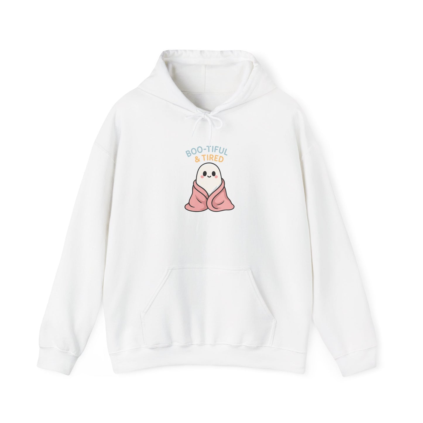 Boo-tiful Ghost Halloween Hoodie, Cute-Cozy Fall Vibes