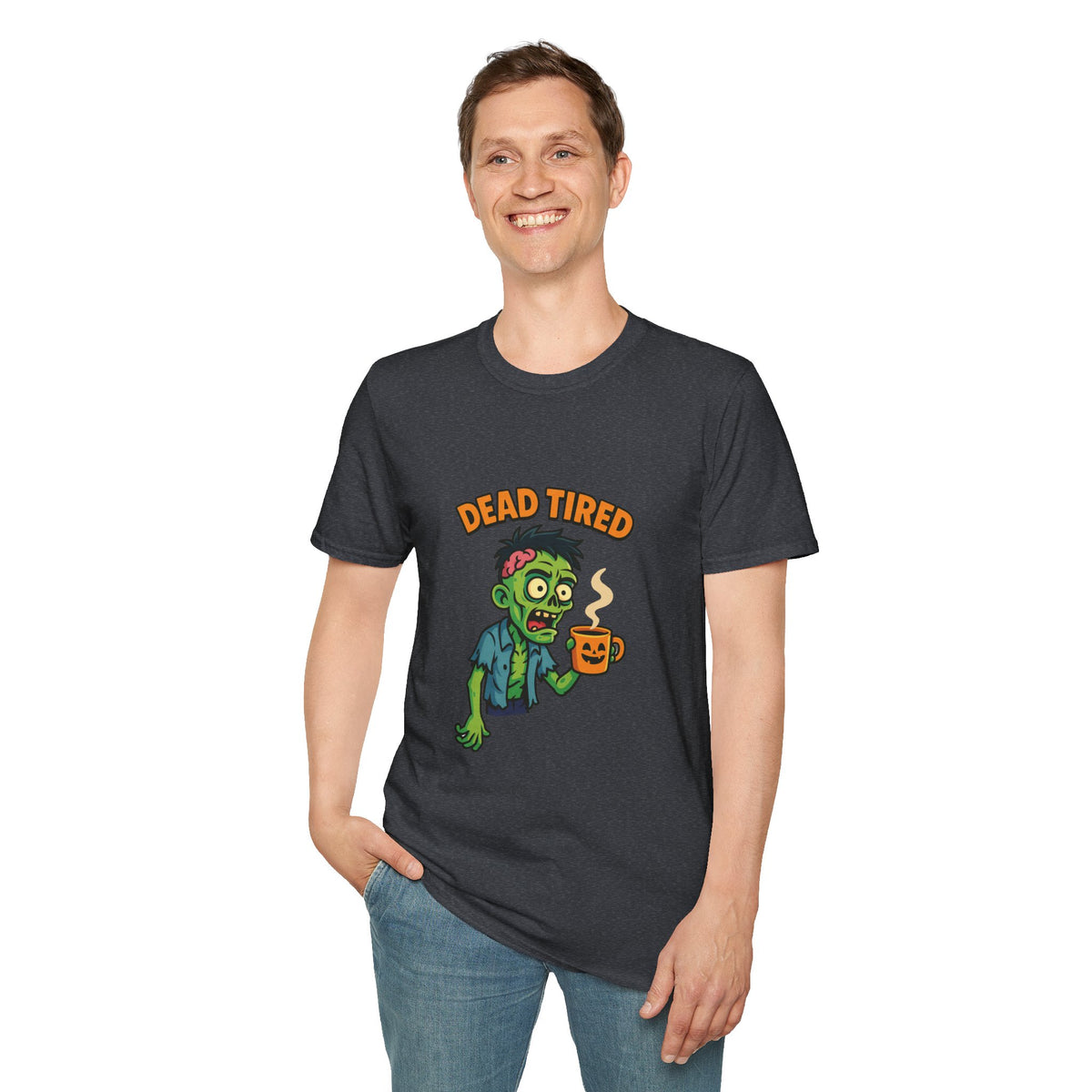 Dead Tired Zombie T-Shirt, Gifts for Halloween