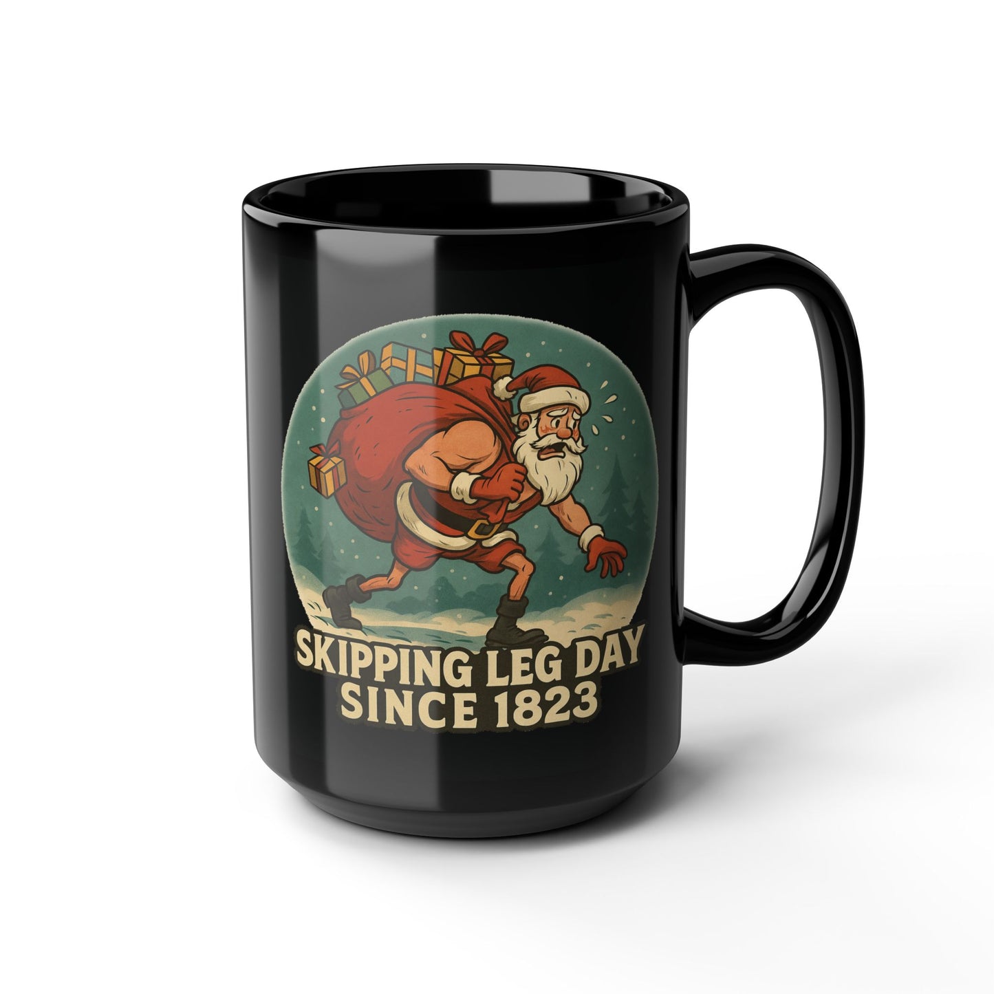 Festive Santa Mug - Perfect for Coffee Lovers, Holiday Gift, Winter Decor, Unique Christmas Present