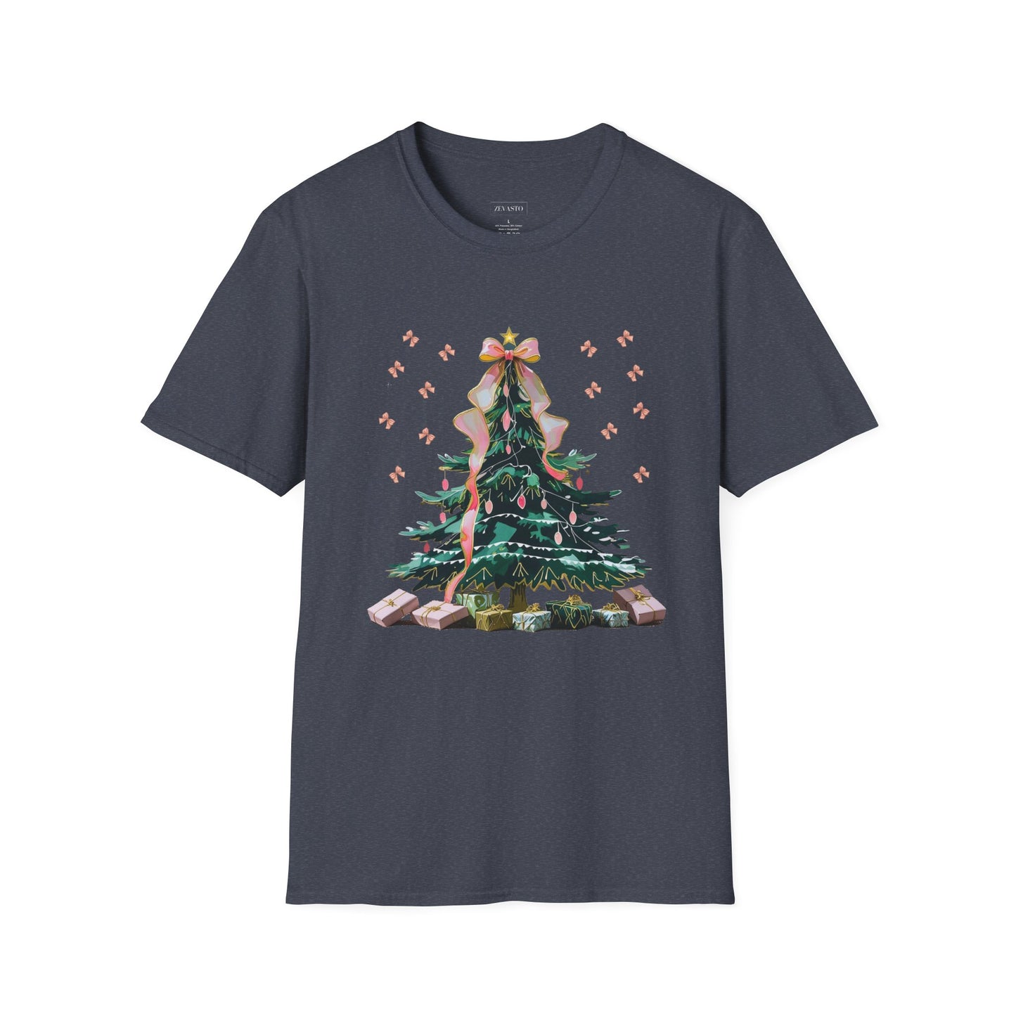 Christmas Tree Unisex Softstyle T-Shirt | Holiday Outfit, Festive Apparel