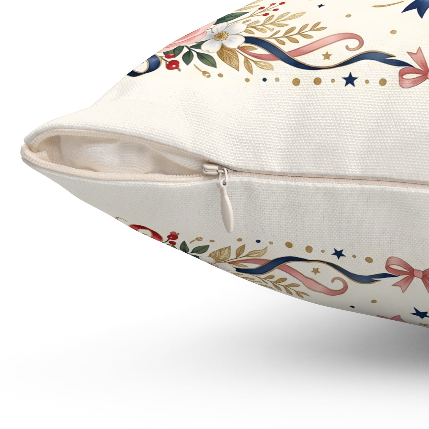 Stars, Stripes & Summer Throw Pillow — Patriotic Home Decor, 4th of July Decorative Pillow