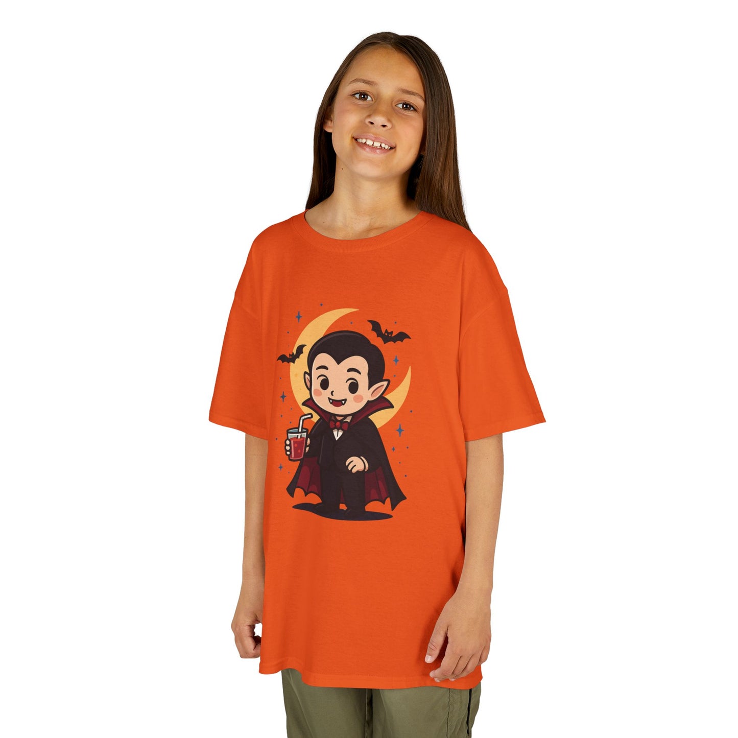Kids Halloween T-Shirt, Cute Vampire Shirt, Halloween Costume Tee, Trick or Treat Shirt, Spooky Season Apparel