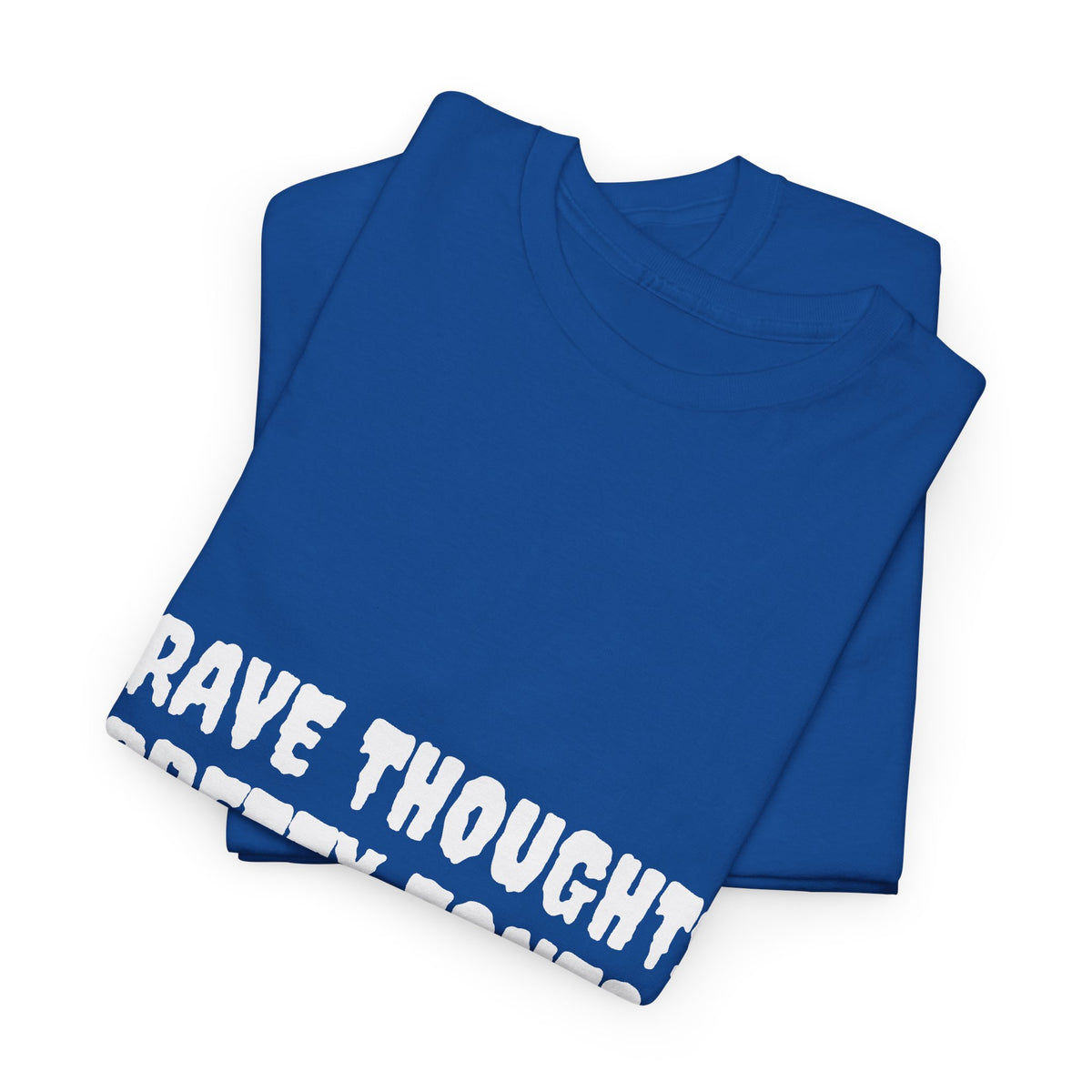 Grave Thoughts Pretty Fonts Tee | Unisex Heavy Cotton T-Shirt for Spooky Season