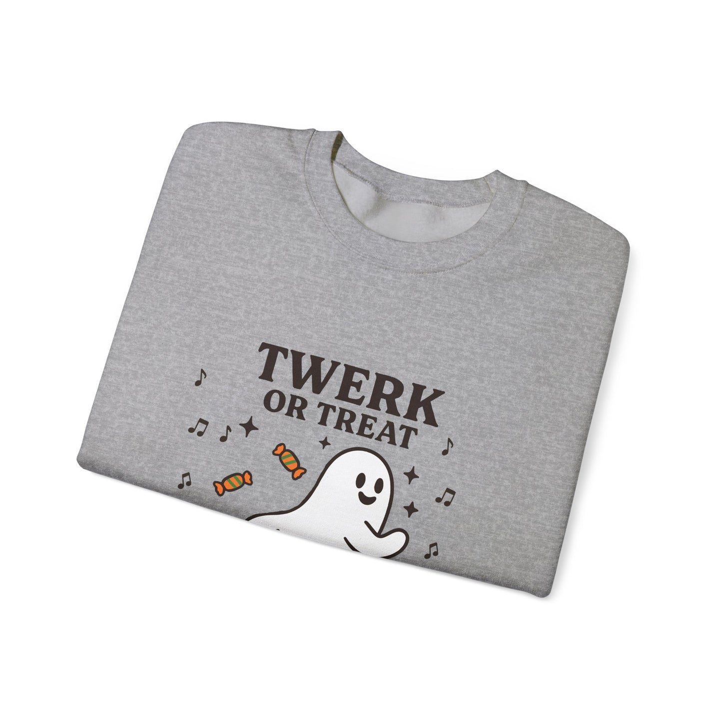 Halloween Twerk Sweatshirt, Unisex Sweatshirt, Funny Ghost Crewneck, Spooky Season Apparel, Halloween Gift, Fall Fashion