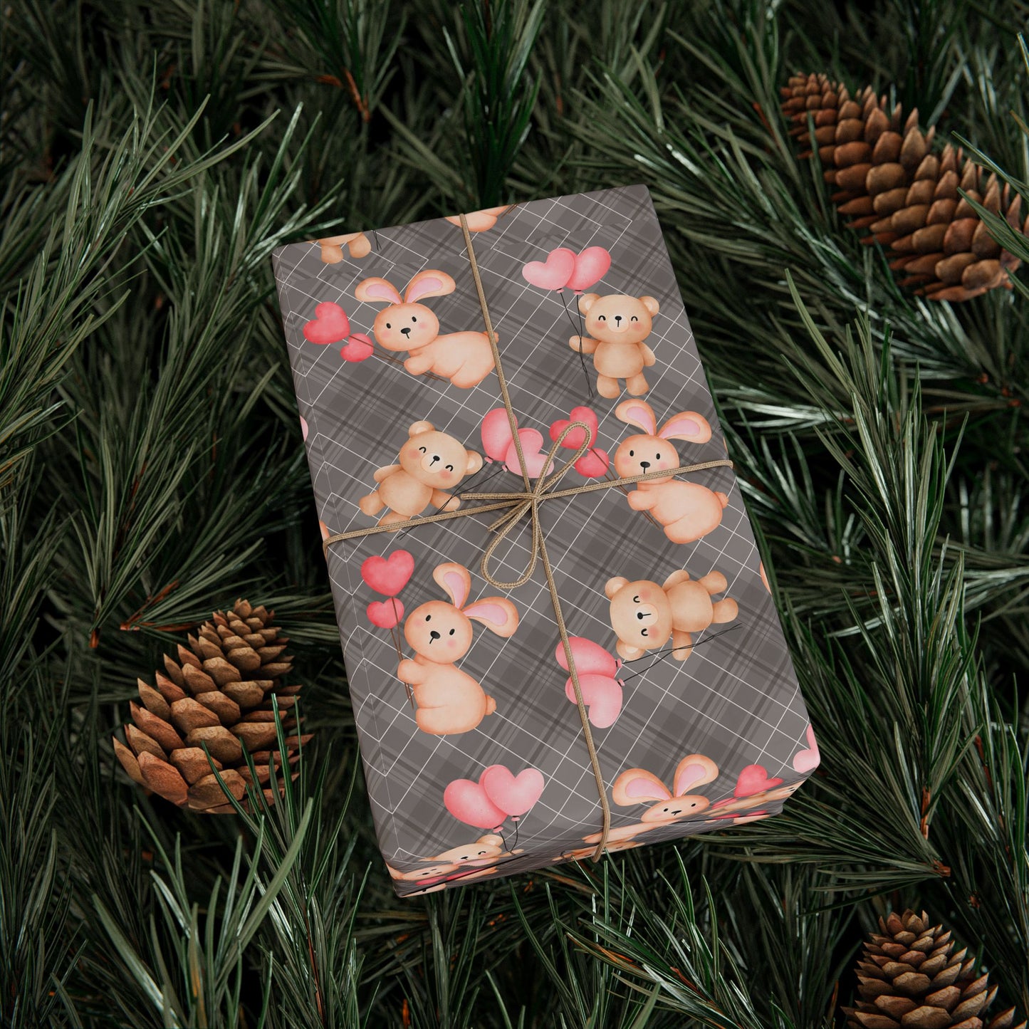 Cute Gift Wrapping Paper Roll — Valentine's Day, Baby Shower, Birthday Gift Wrap Paper