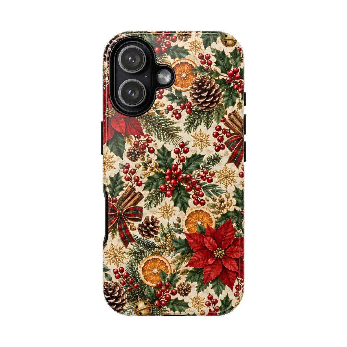 Christmas Floral Tough Phone Case