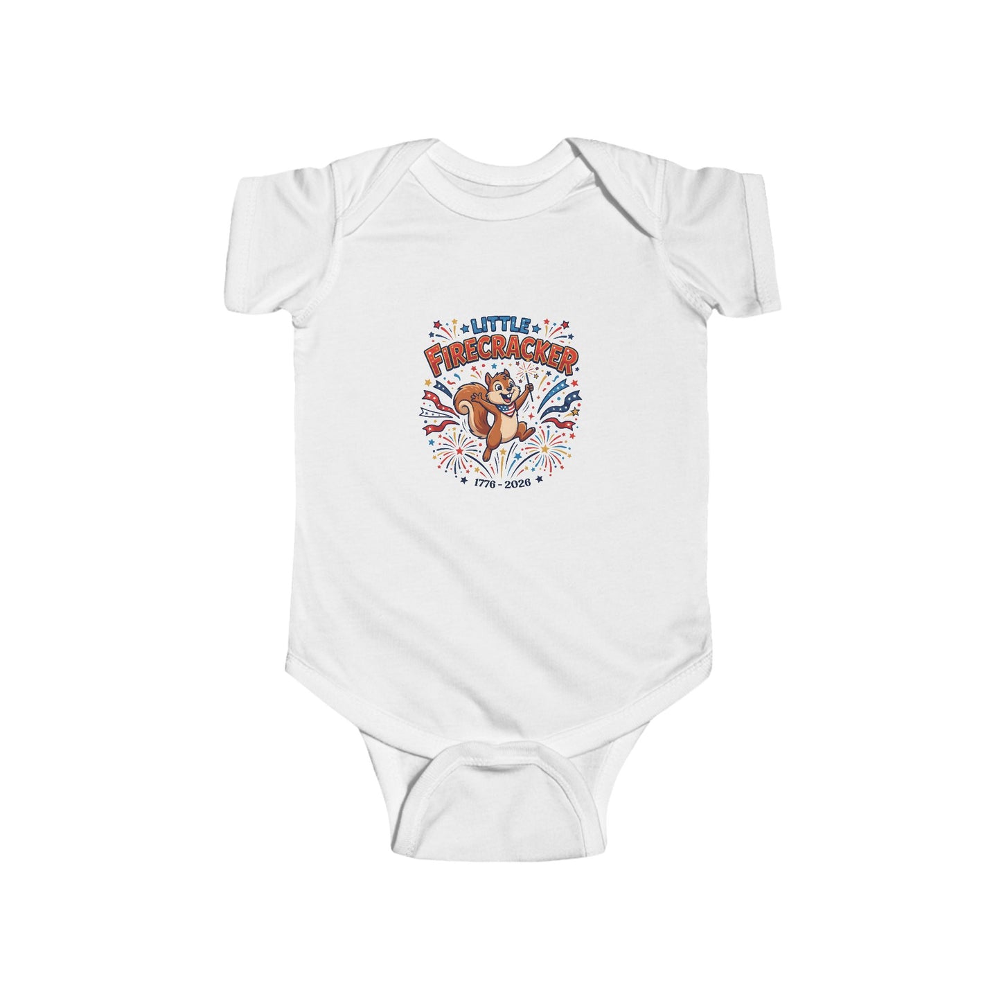Infant Bodysuit - Little Firecracker Cute 4th of July Baby One-Piece