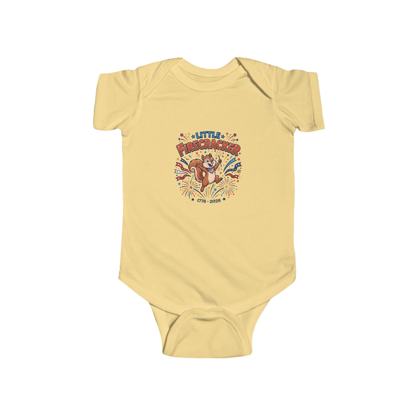 Infant Bodysuit - Little Firecracker Cute 4th of July Baby One-Piece