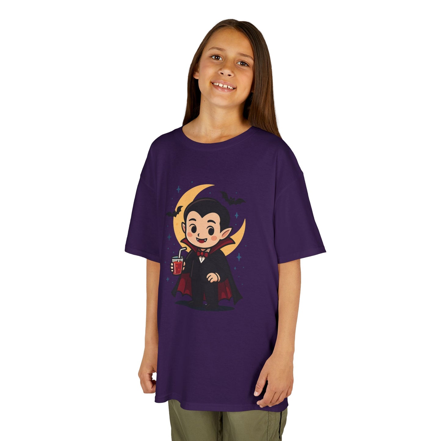 Kids Halloween T-Shirt, Cute Vampire Shirt, Halloween Costume Tee, Trick or Treat Shirt, Spooky Season Apparel