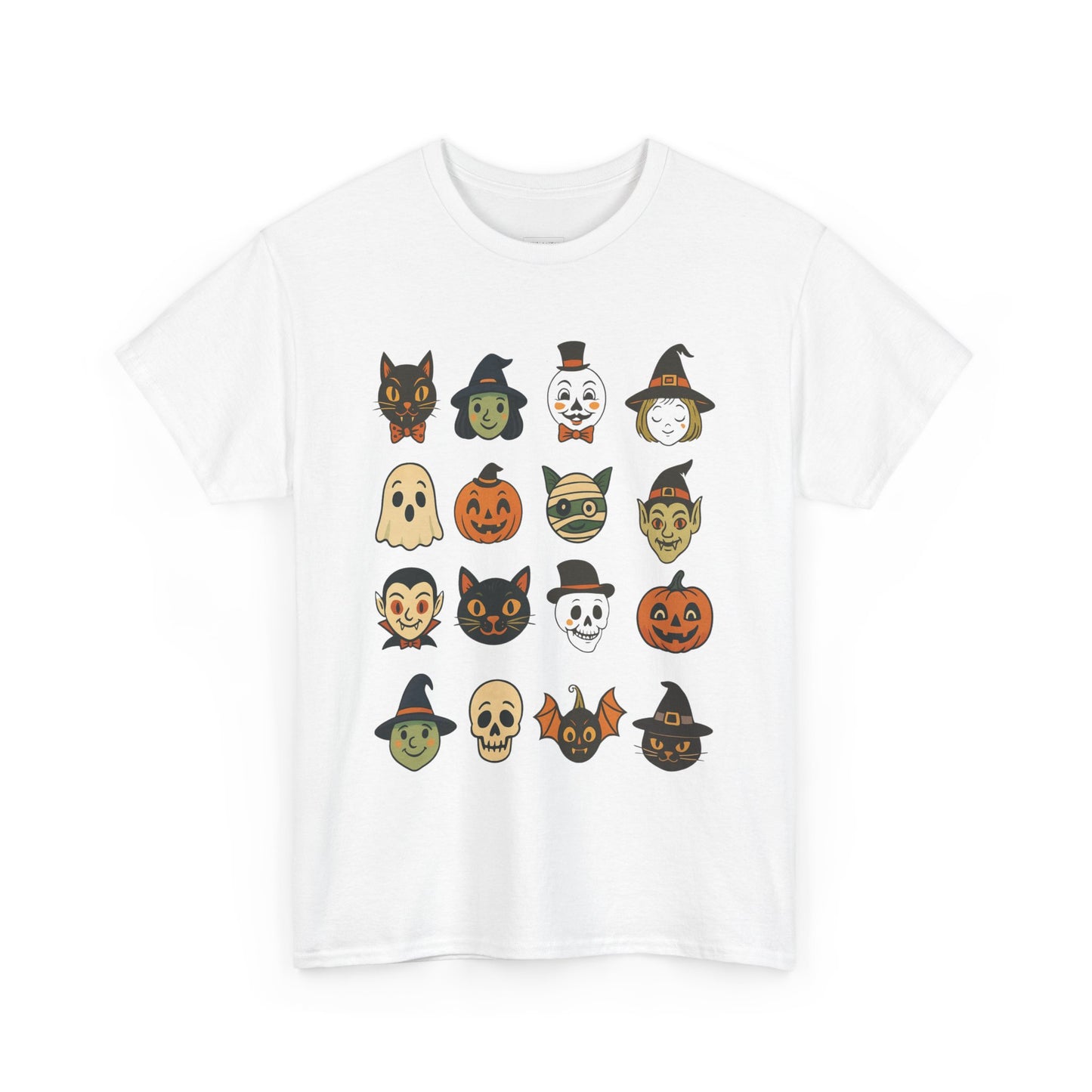 Halloween Graphic Tee, Unisex Heavy Cotton Shirt