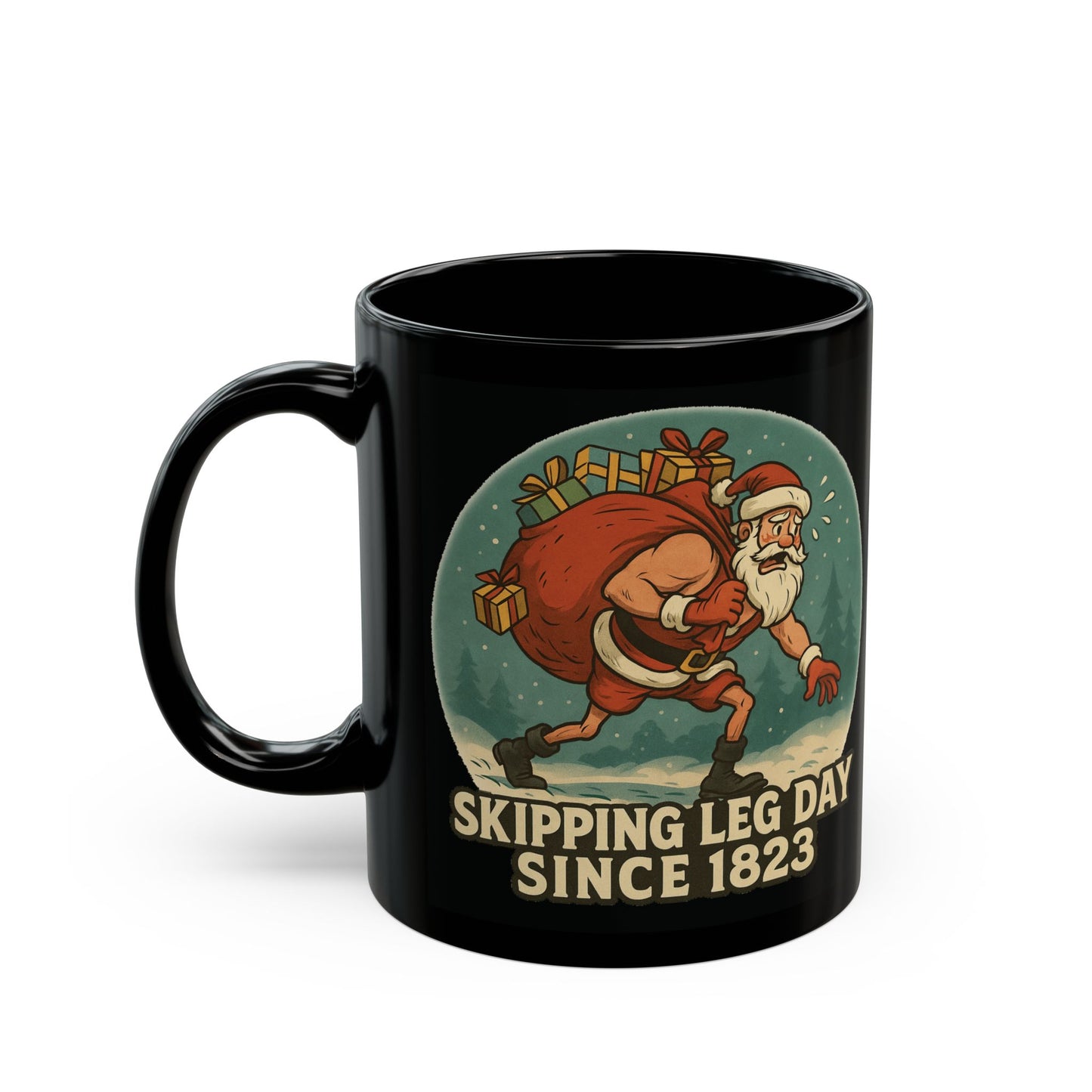 Festive Santa Mug - Perfect for Coffee Lovers, Holiday Gift, Winter Decor, Unique Christmas Present