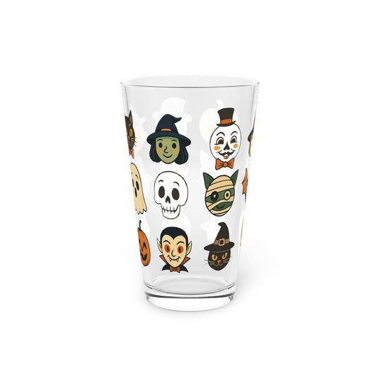 Halloween Pint Glass, Spooky Drinkware for Parties