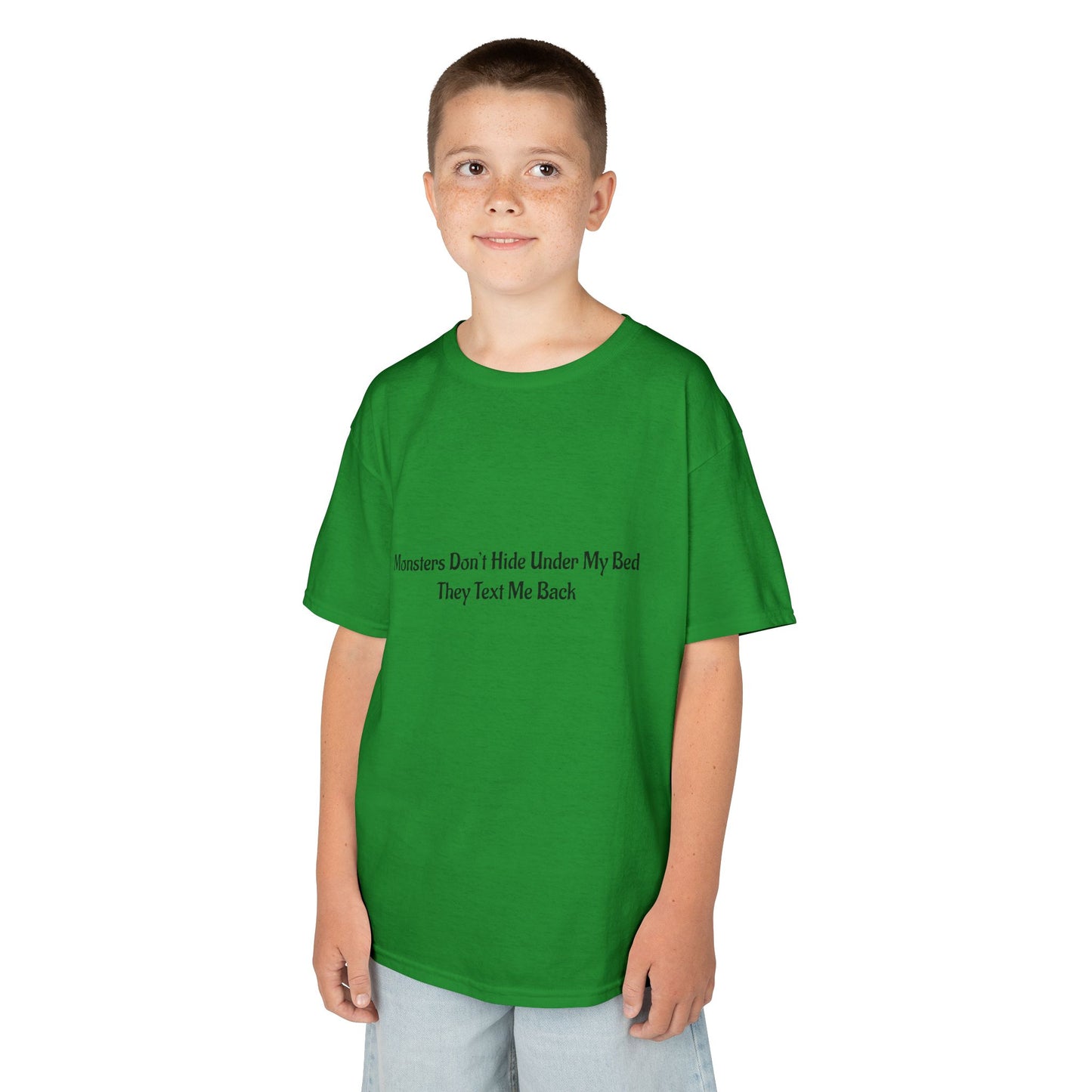 Funny Kids Monster Tee, Kids Heavy Cotton Shirt, Halloween T-Shirt