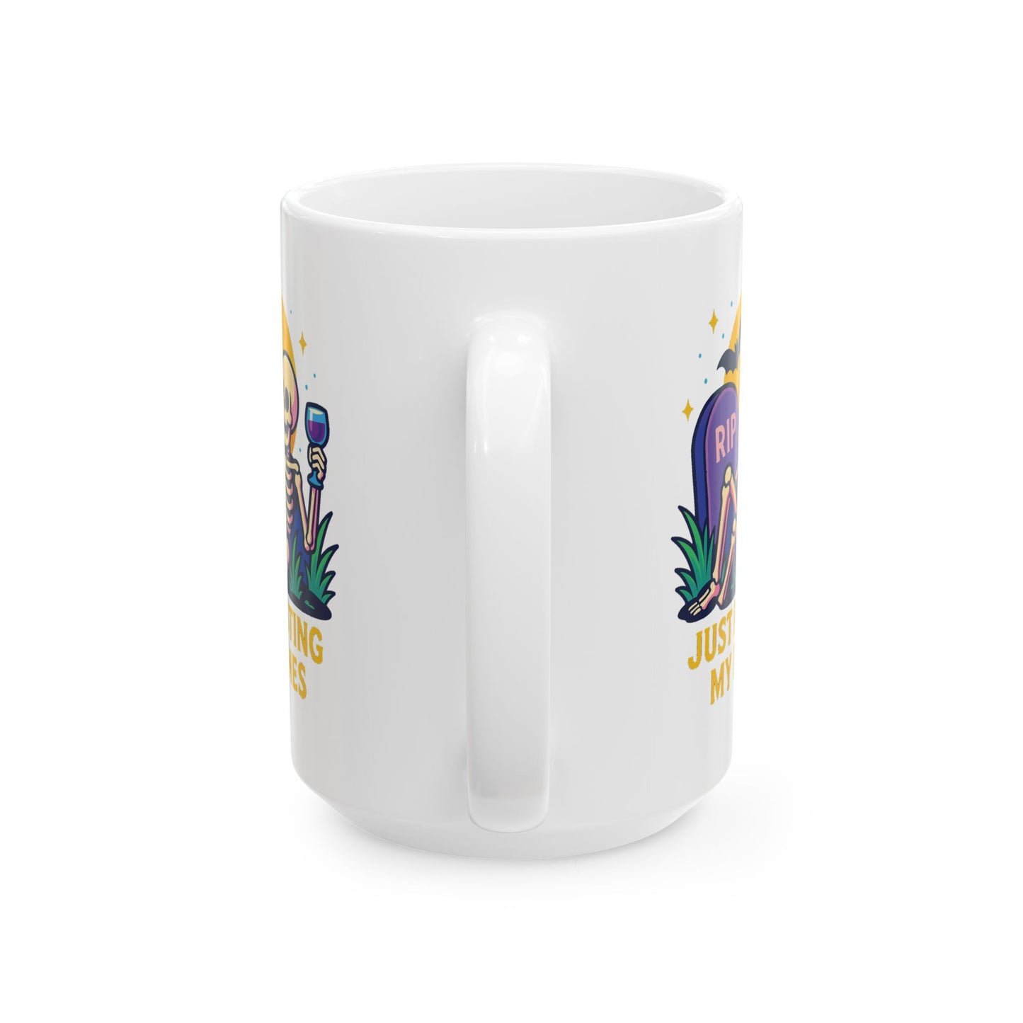 Skull Ceramic Mug for Halloween, Bone-Chilling Vibes
