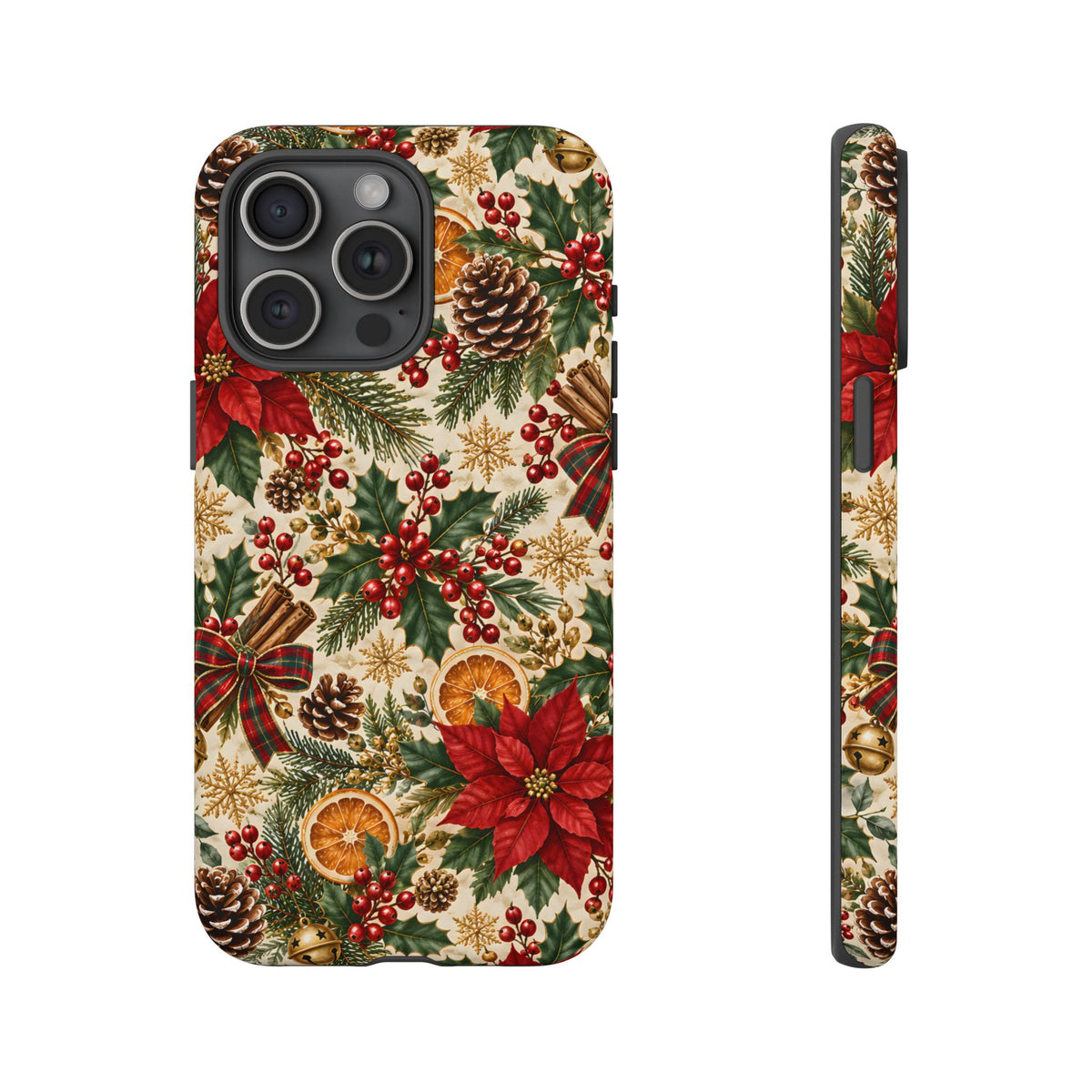 Christmas Floral Tough Phone Case