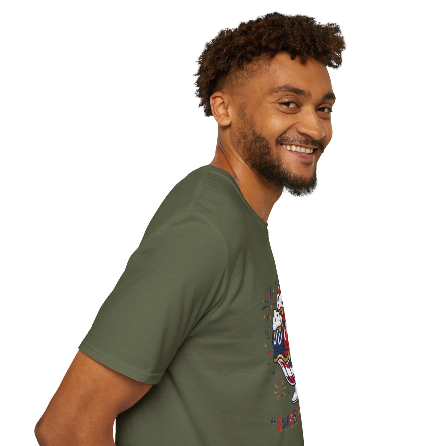 Sweet Liberty Ice Cream T-Shirt — Patriotic 4th of July Sundae Tee