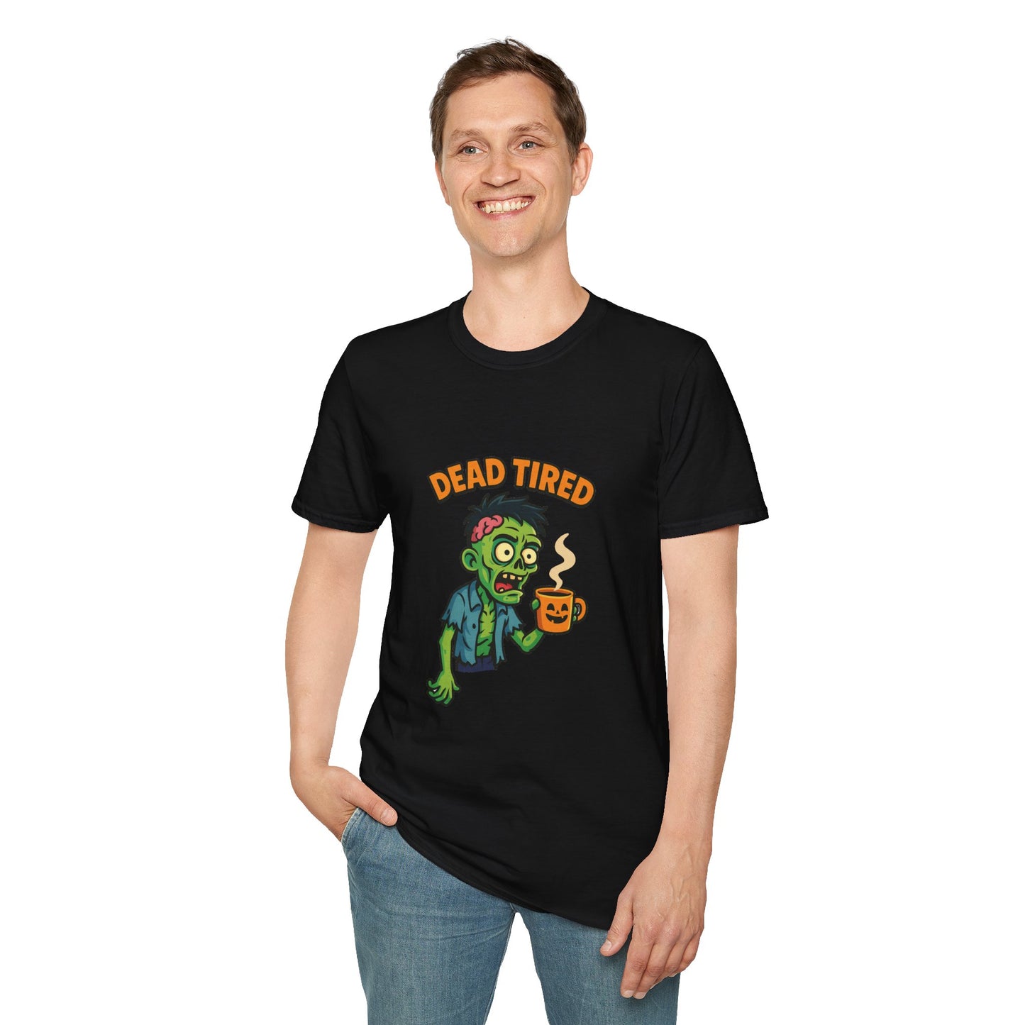 Dead Tired Zombie T-Shirt, Gifts for Halloween