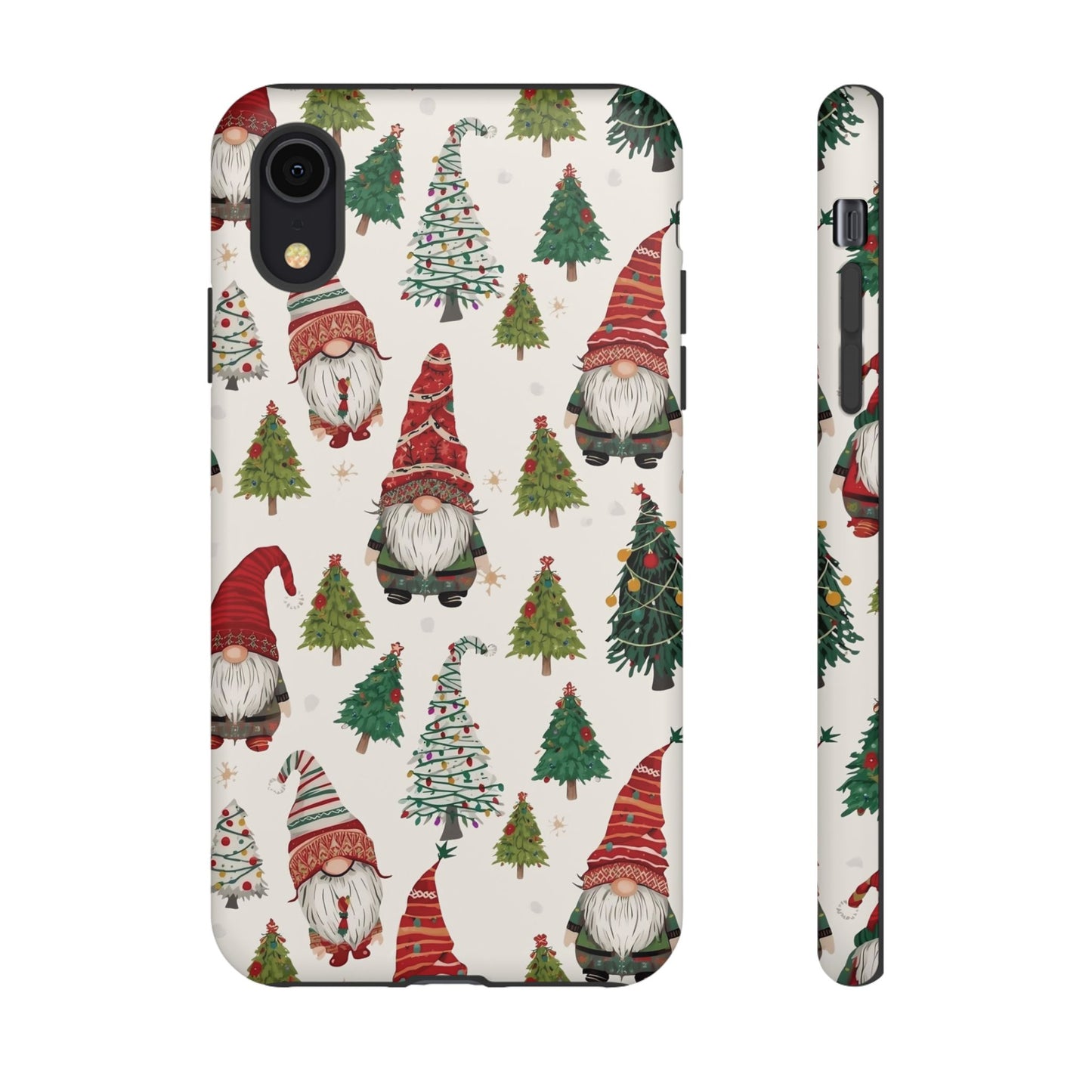Christmas Gnome Phone Case, Dual Layer Phone Case for Iphone 17, 16, 15, 14, 13, 12, 11 & Samsung