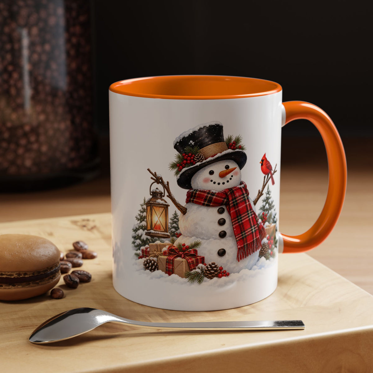 Snowman Christmas Coffee Mug – Festive Holiday Accent Mug (11 oz)