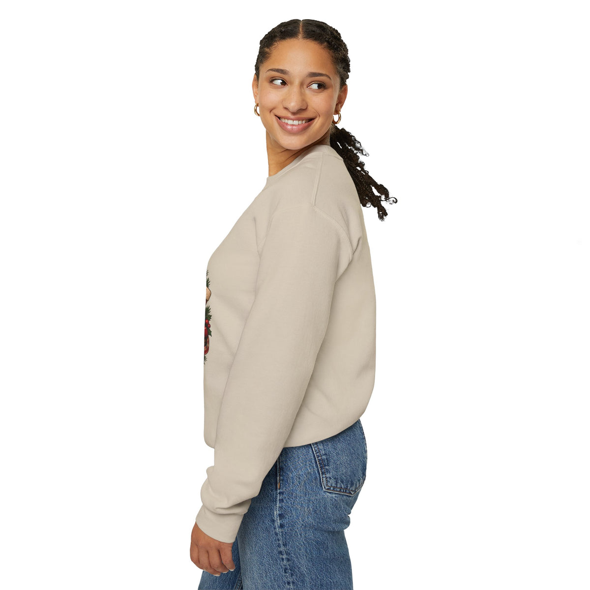 Merry Pumpkinmas Sweatshirt — Holiday Pumpkin Wreath Crewneck