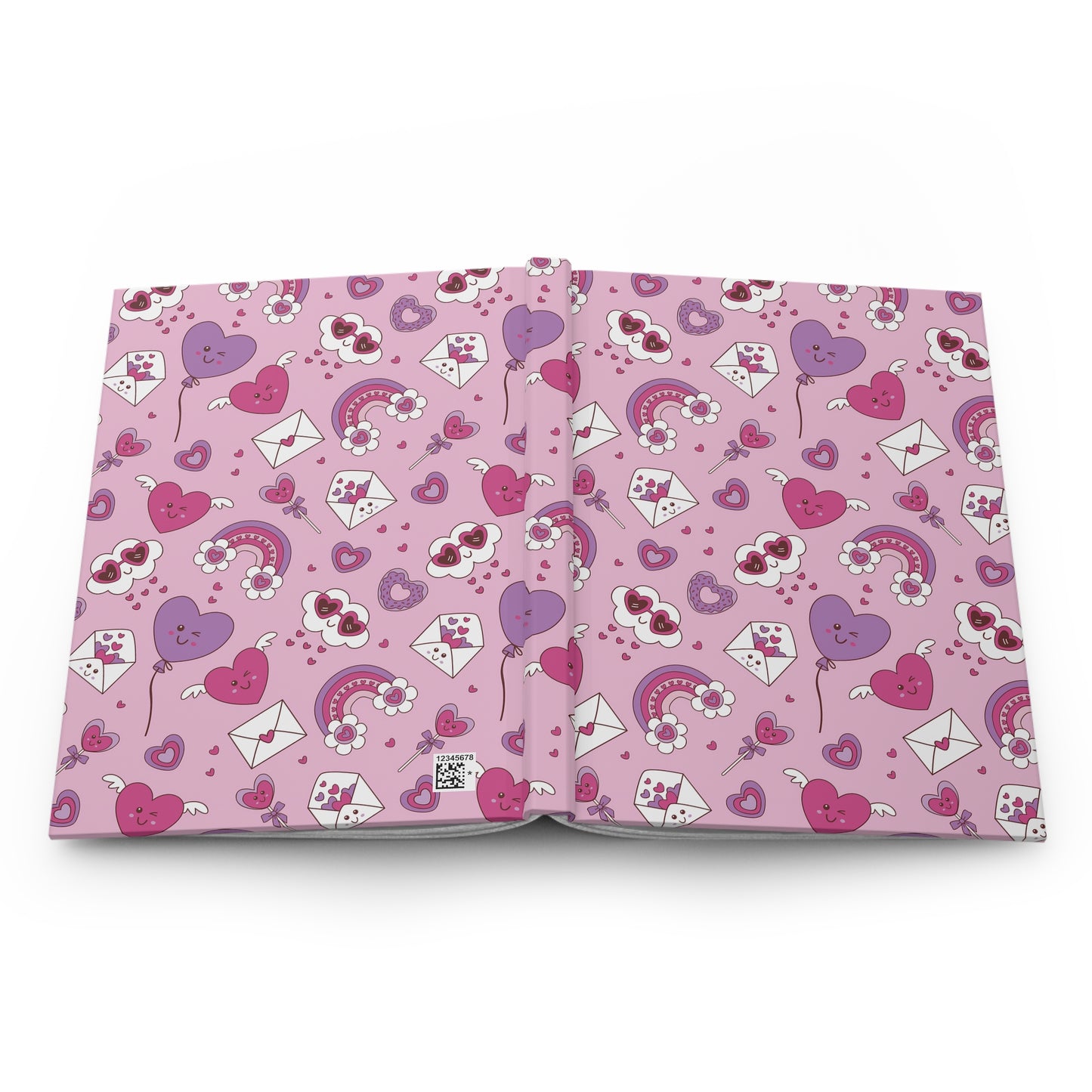 Hardcover Journal with Cute Lovely Characters, Gift for Book Lovers, Birthdays