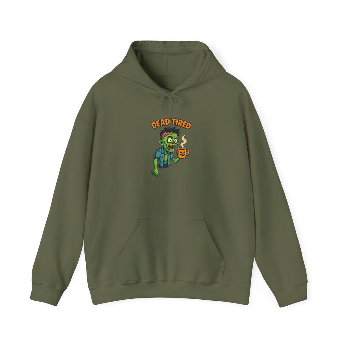 Zombie Themed Unisex Hoodie, Cozy Halloween Sweatshirt, Spooky Season Apparel