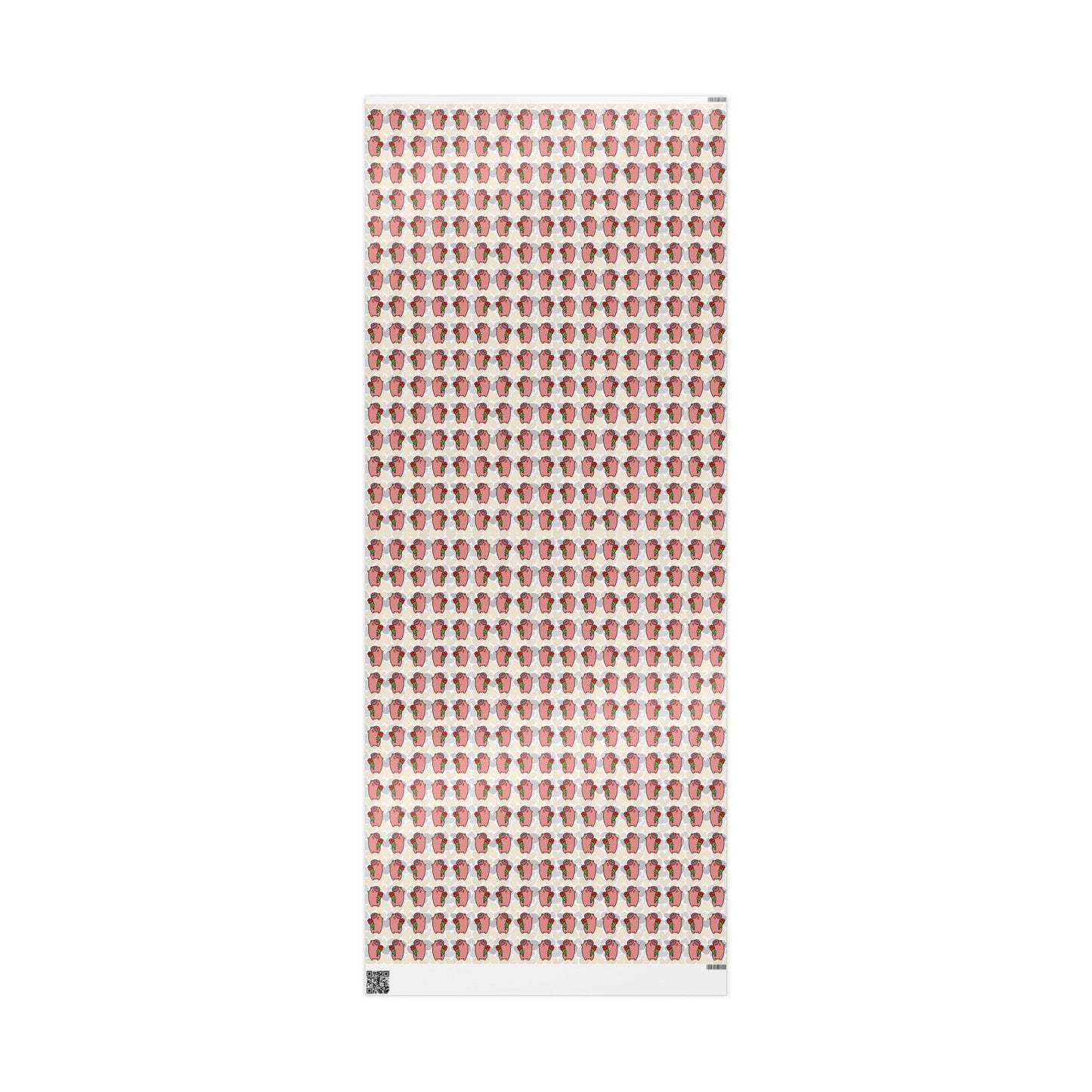 Valentine's Day Wrapping Paper — Cute Capybara Gift Wrap for Birthday, Baby Shower
