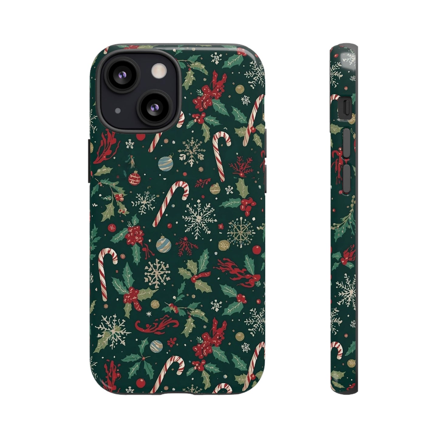 Christmas Phone Case, Festive Phone Case with Holiday Patterns for Iphone 17, 16, 15, 14, 13, 12, 11 & Samsung