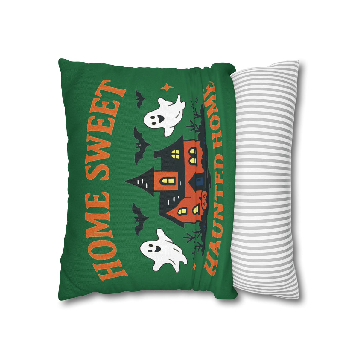 Halloween-Themed Decorative Pillowcase, Haunted Home Accent