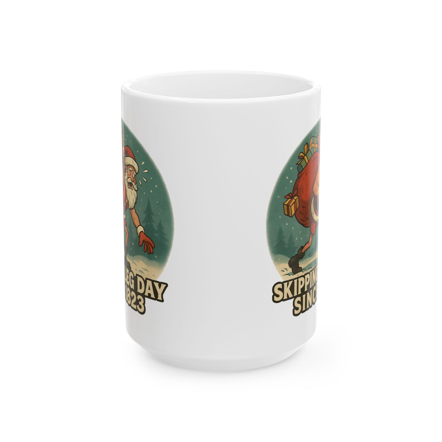 Festive Ceramic Mug for Holiday Cheer, Perfect for Christmas Gifts, Coffee Lovers, Fun Holiday Decor