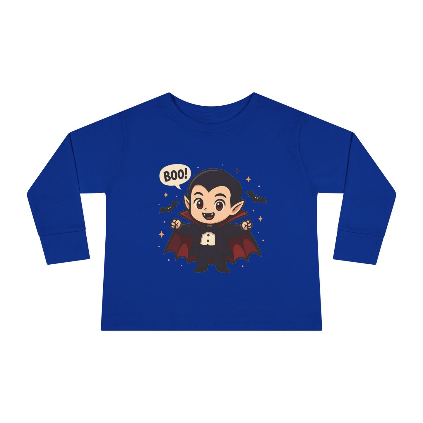 Toddler Halloween Vampire Tee, Cute Boo Halloween Shirt, Kids Long Sleeve Top, Halloween Costume, Toddler Apparel