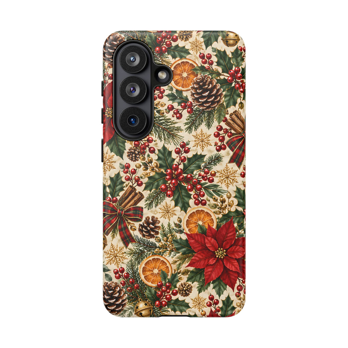 Christmas Floral Tough Phone Case